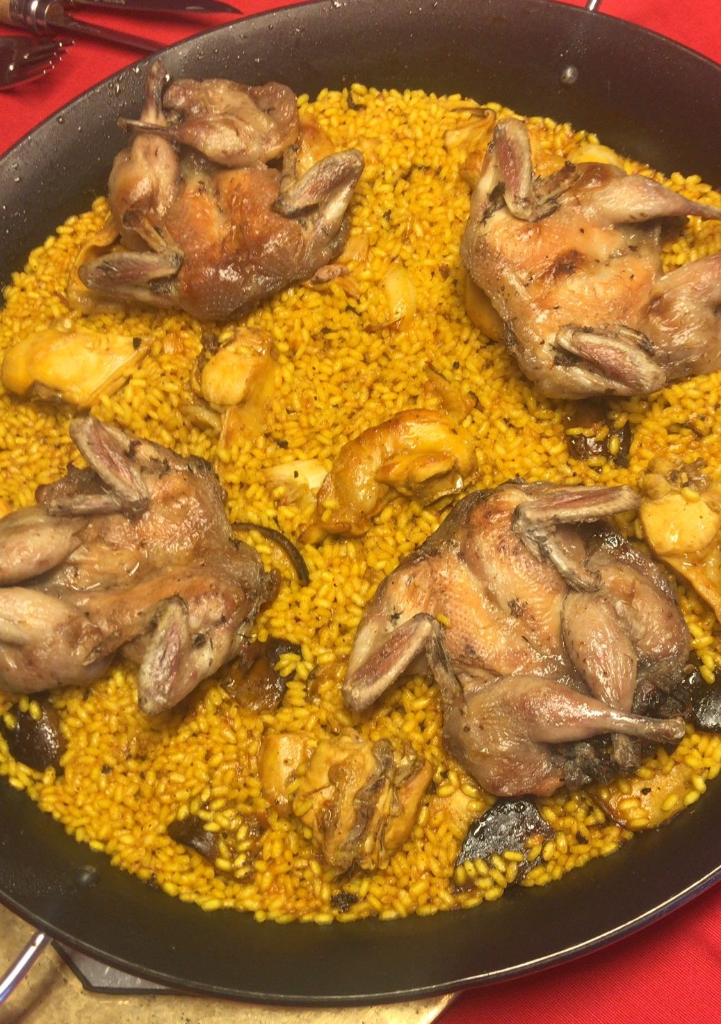 Arroz de pichón hecho con Arroz Maestro